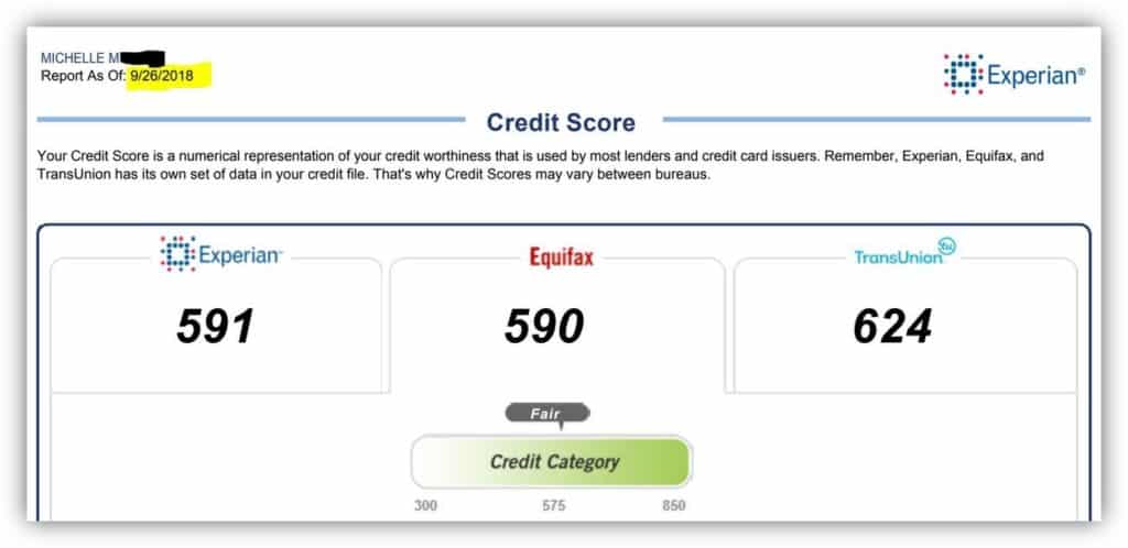 credit report for tradelines