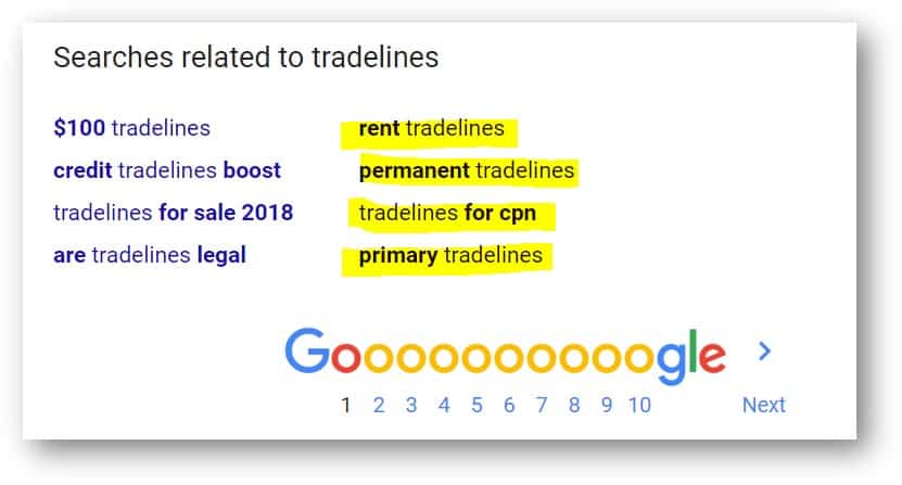 Tradeline-Themen