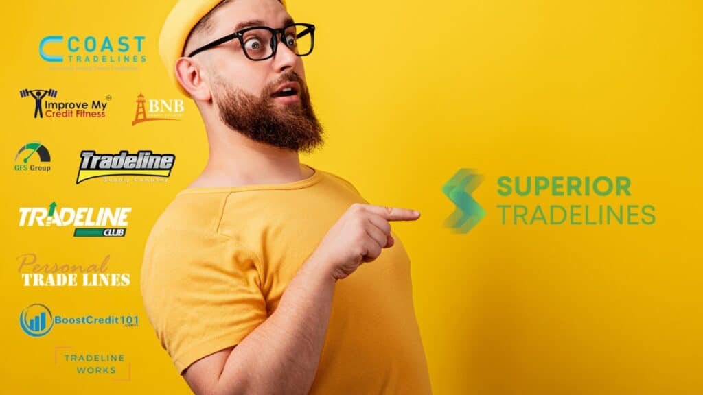 Best tradelines companies Ranked by days of experience. Superior